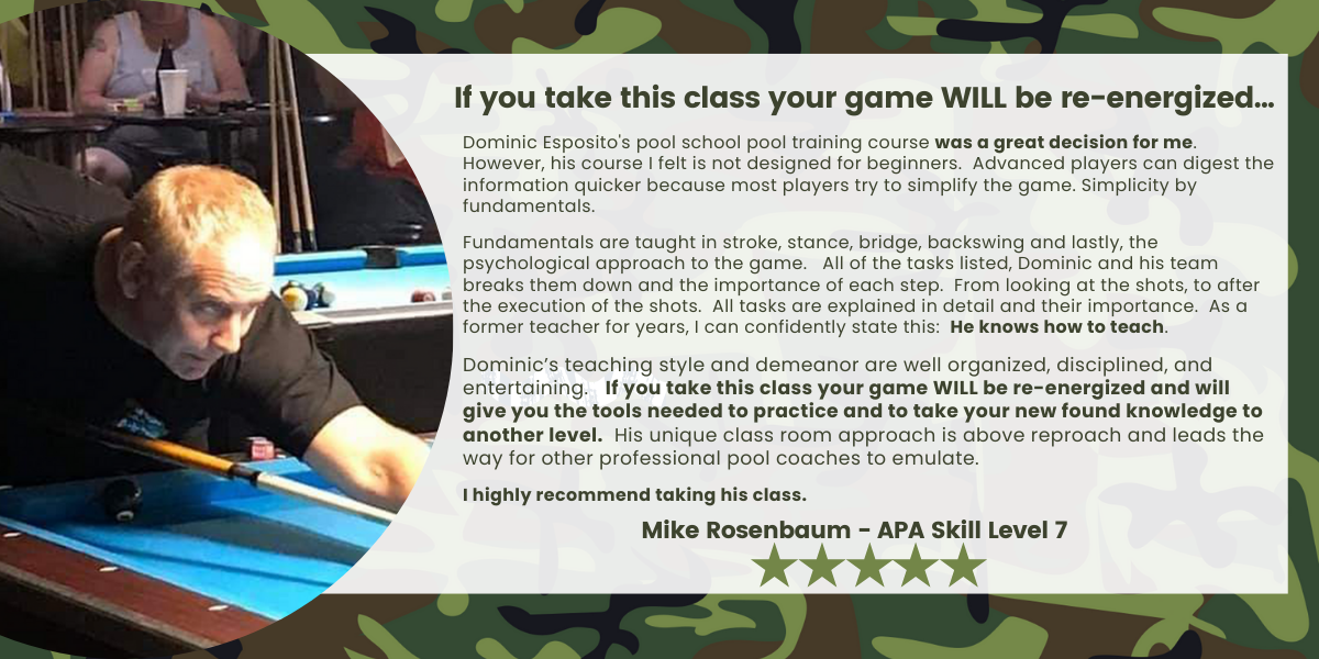 The Drill Instructor Pool Lessons Review - Mike Rosenbaum - Florida