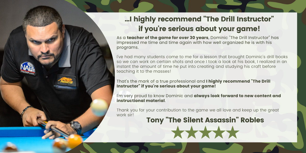 The Drill Instructor Pool Lessons Review - Tony Robles